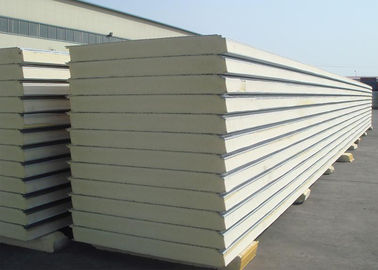 Insulated Polyurethane Sandwich Panel Polyurethane Foam Wall Panels For Clean Rooms