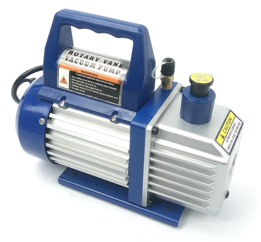 High Performance Dual Stage Rotary Vane Vacuum Pump For Refrigeration Maintance