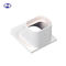80mm 100mm White PVC Decorative Duct Kits Split Air Conditioner Pipe Cover Fitting Ceiling Cap
