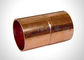 Straight Refrigeration Pipe Fittings Copper Pipe Coupling For HVAC / Plumbing
