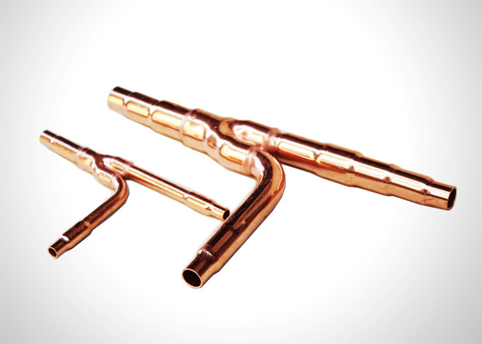 Multi Standard Refrigeration Pipe Fittings Copper Y Joint Disperse