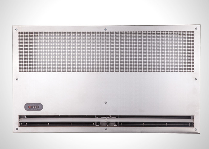 Ceiling Embedded Electric Heated Air Curtains , Fireproof Horizontal