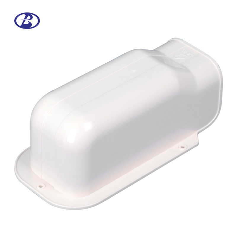 80mm White Split Air Conditioner Pipe Cover PVC Decorative Duct Kits