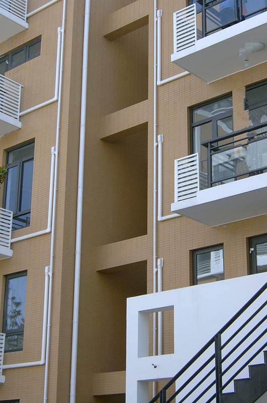 130mm Split Air Conditioner Pipe Cover White PVC Decorative Duct