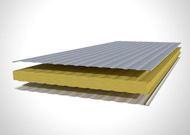 Energy Saving Pu Foam Sandwich Panel , Polyurethane Building Panels For Cold Room