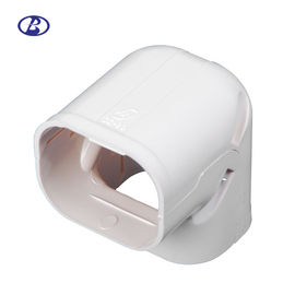 Screw Mount Air Conditioner Pipe Cover Heat Resistant PVC Material White Color