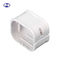 100mm White PVC Decorative Duct Kits Split Air Conditioner Pipe Cover Joint Straight Coupling