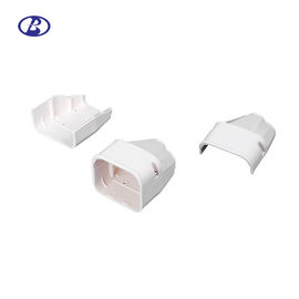 80mm Decorative Duct Kits Split Air Conditioner Pipe Cover Fitting PVC End Cover